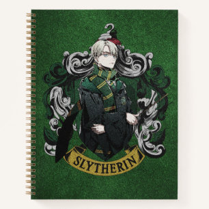 Carnet HARRY POTTER™ Anime Draco Malfoy House Crest