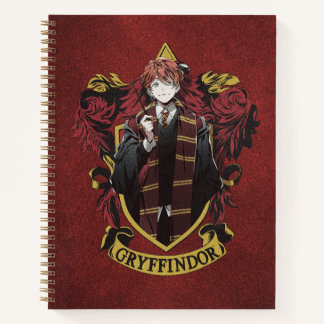 Carnet HARRY POTTER™ | Anime Ron Weasley House Crest