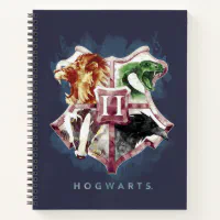 Carnet Harry Potter, HOGWARTS™ Crest Aquarelle