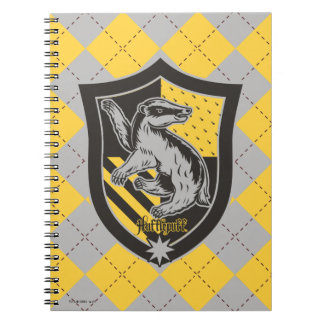 Carnet Harry Potter | Blason de fierté de la maison Poufs