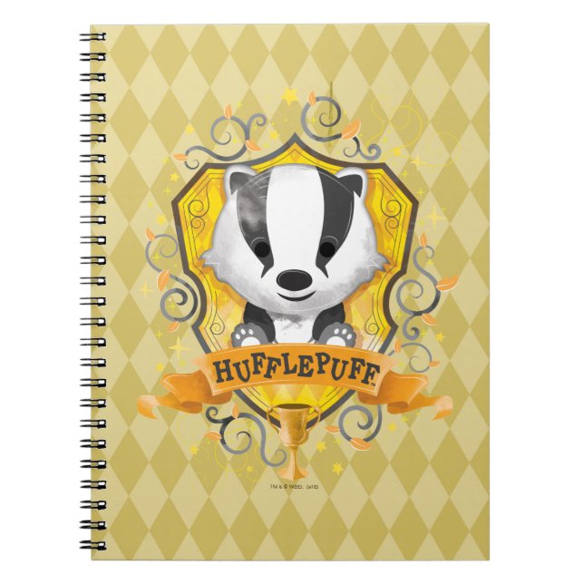 Carnet Harry Potter | Charming HUFFLEPUFF™ Crest (Devant)