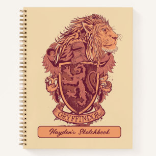 Carnet Harry Potter   Dessin Gryffindor Crest