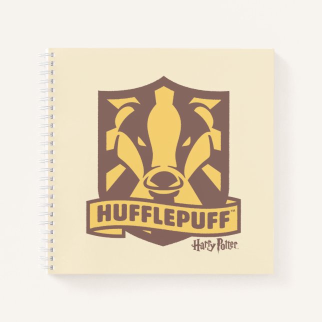 Carnet HARRY POTTER™ | Été Magique HUFFLEPUFF™ Crest (Devant)