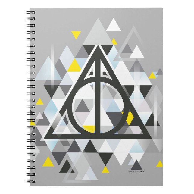 Carnet Harry Potter | Geometric Deathly Hallows (Devant)