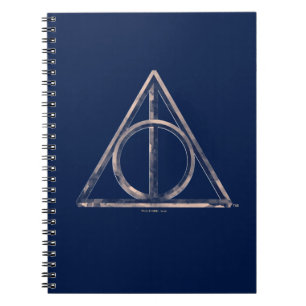Carnet Harry Potter Hallows Mortels Aquarelle