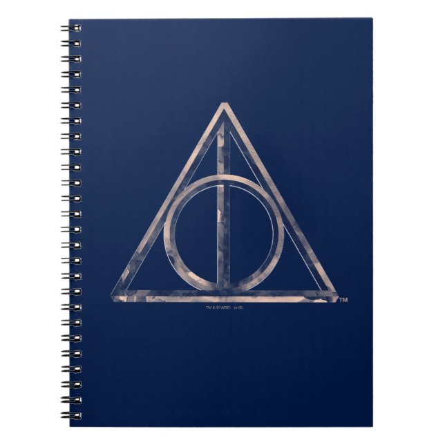 Carnet Harry Potter | Hallows Mortels Aquarelle (Devant)