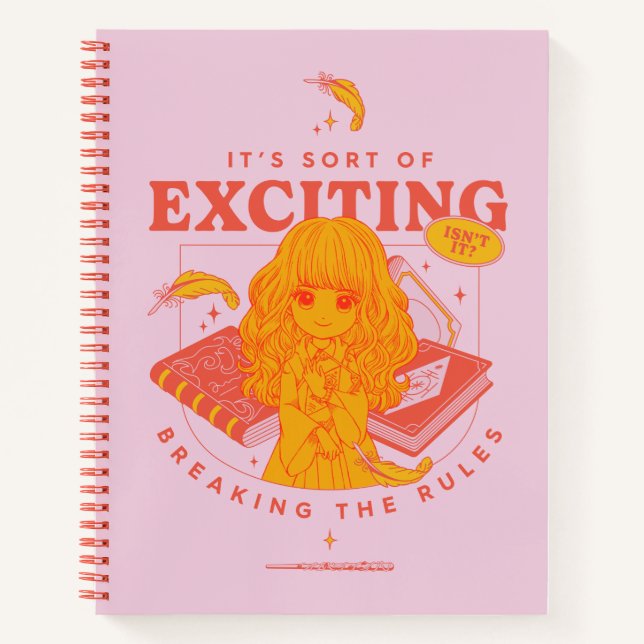 Carnet HARRY POTTER™ | Hermione Granger C'est excitant (Devant)