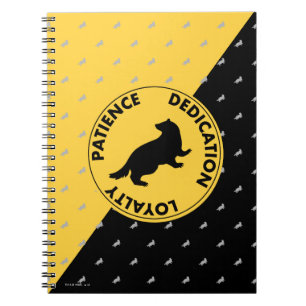 Carnet Harry Potter HUFFLEPUFF™ House Traits Graphic