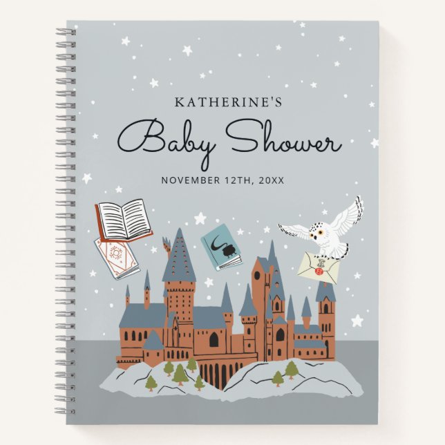 Carnet Harry Potter | Liste de cadeaux Baby shower (Devant)