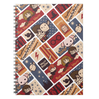 Carnet Harry Potter Motif des scènes de dessin