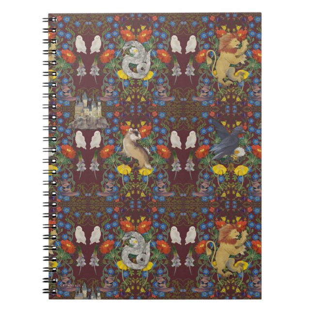 Carnet HARRY POTTER™ | Motif d'icône d'aquarelle en Bourg (Devant)