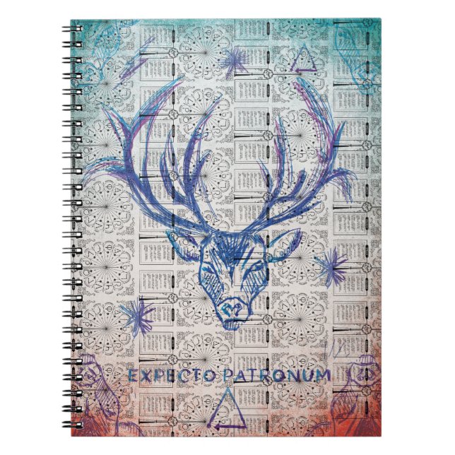 Carnet Harry Potter Sortilège | EXPECTO PATRONUM™Cerf Esq (Devant)