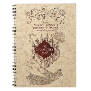 Carnet Harry Potter Spell   Marauder's Map