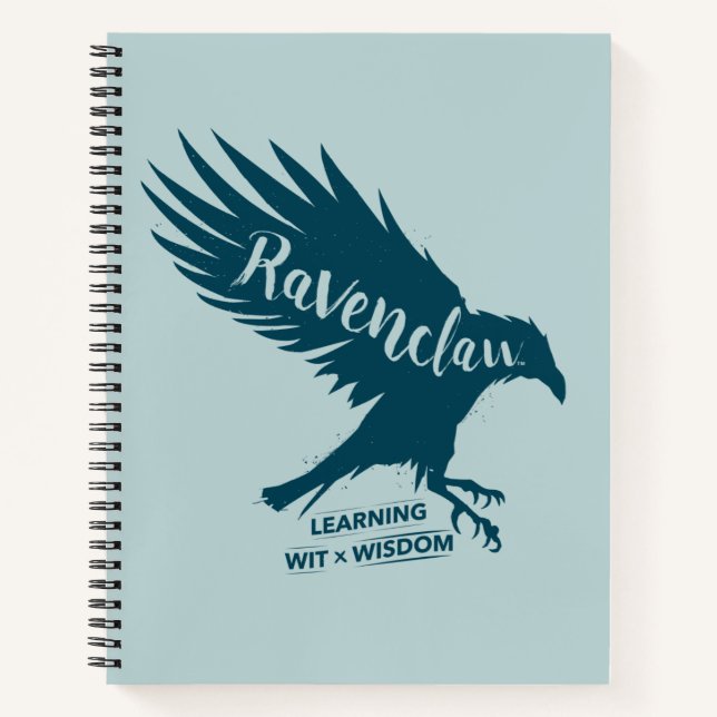 Carnet Harry Potter | Typographie Silhouette RAVENCLAW™ (Devant)