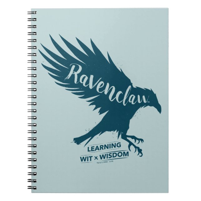 Carnet Harry Potter | Typographie Silhouette RAVENCLAW™ (Devant)