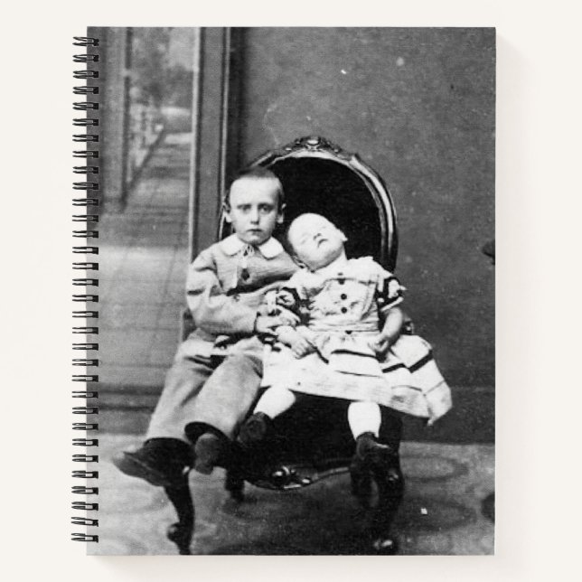 Carnet Haunting Vintage Sibling Portrait  (Devant)