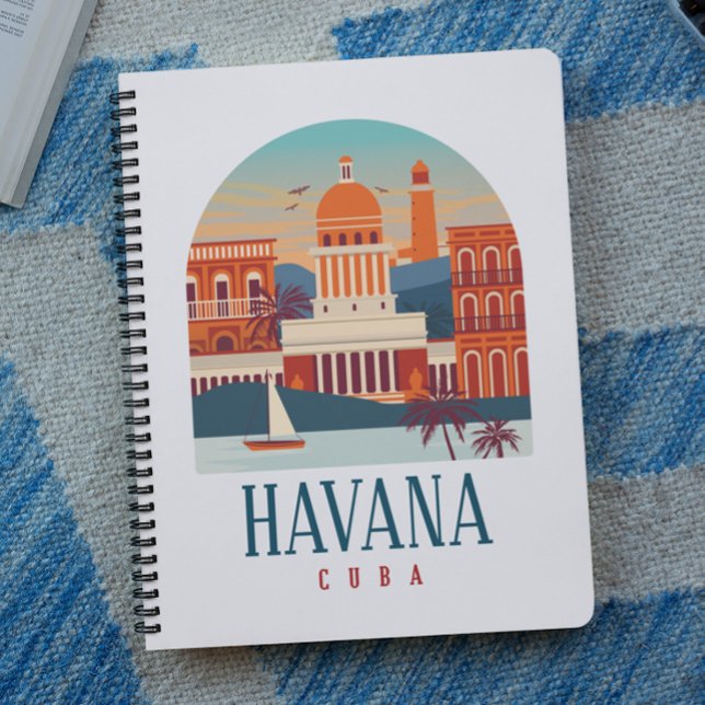 Carnet Havana Cuba Vintage Minimal Retro Voyage (Havana Cuba Vintage Minimal Retro Travel Notebook)