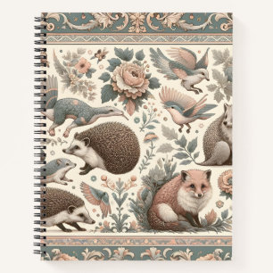 Carnet Haven de Hérisson Whimsical : Floral victorien