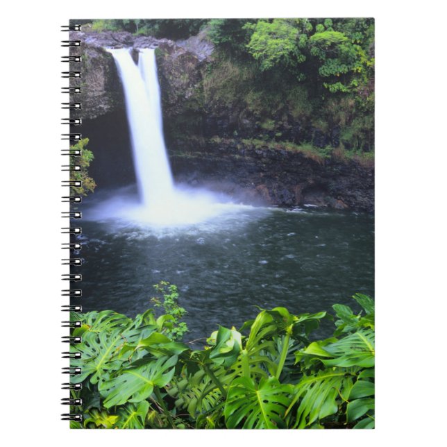 Carnet Hawaii, Grande Ile, Hilo, Chutes d'arc-en-ciel, Lu (Devant)
