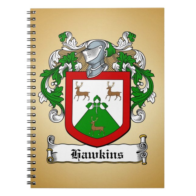 Carnet Hawkins Coat of Arms (Devant)