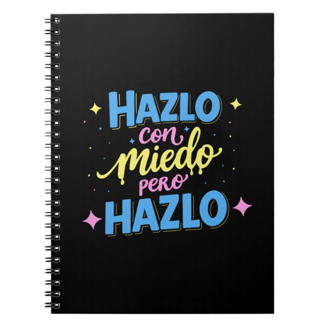 Carnet Hazlo con miedo, pero hazlo (Devant)