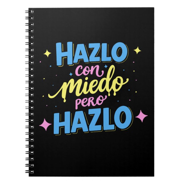 Carnet Hazlo con miedo, pero hazlo (Devant)