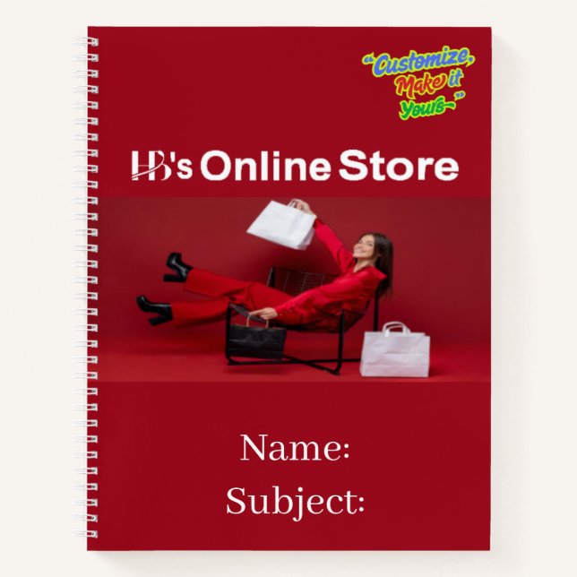 Carnet HB's Online Store Spiral Notebook Writing Supplies (Devant)