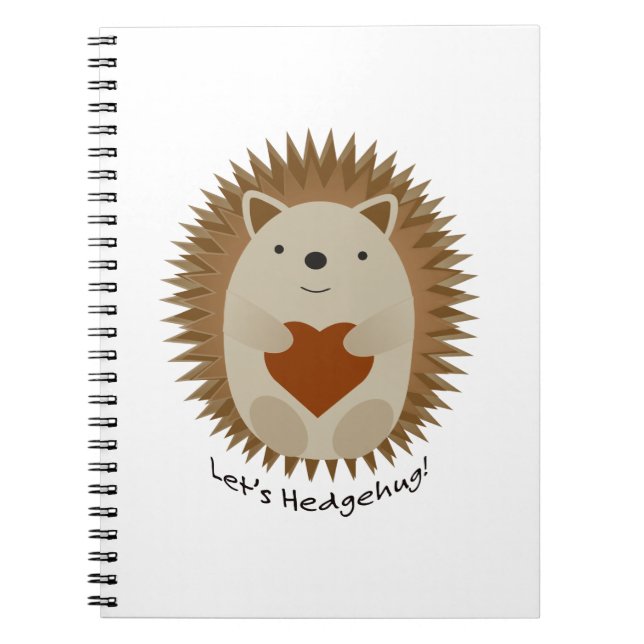 Carnet Hedgehug Hedgehog (Devant)