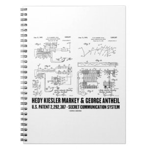 Carnet Hedy Kiesler Markey G. Antheil US Patent 2292387