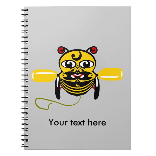 Carnet Hei Tiki Bee Toy Kiwiana (Devant)
