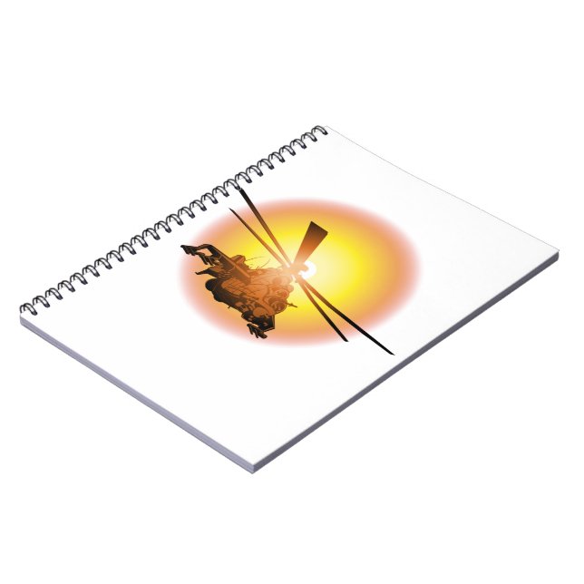 Carnet Hélicoptère de dessin (Côté gauche)