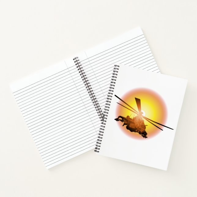 Carnet Hélicoptère de dessin (Intérieur)