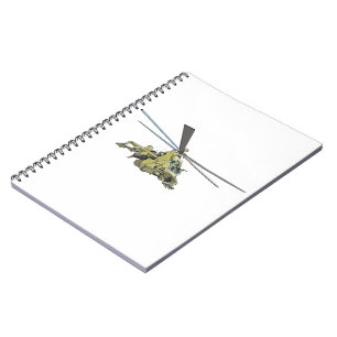Carnet Hélicoptère de dessin animé "Hind"