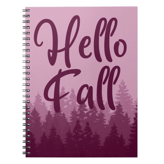 Carnet Hello Fall Season (Devant)
