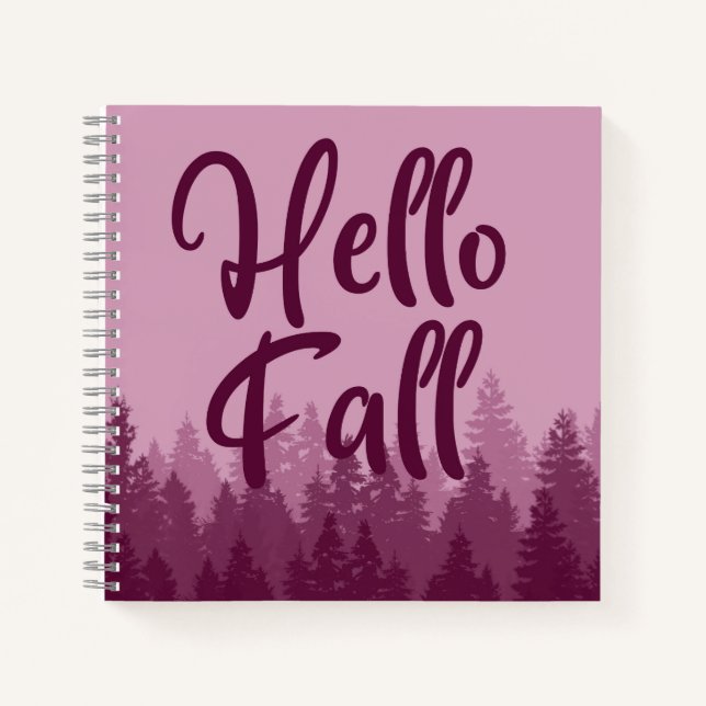 Carnet Hello Fall Season (Devant)