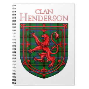 Carnet Henderson Tartan Scottish Plaid Lion Rampant