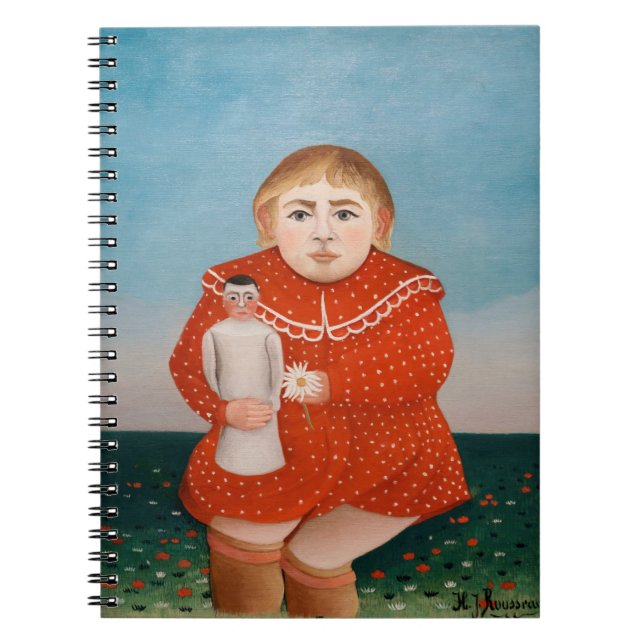 Carnet Henri Rousseau - Enfant avec poupée (Devant)