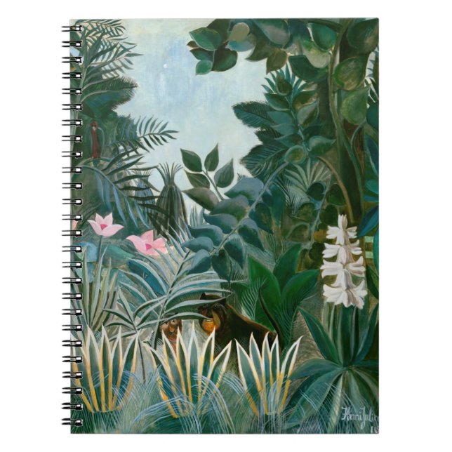 Carnet Henri Rousseau - La jungle équatoriale (Devant)