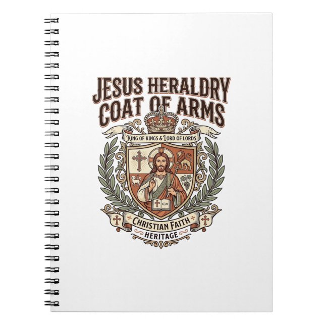 Carnet Héraldique de Jésus Blason Héraldique de Jésus Bla (Devant)