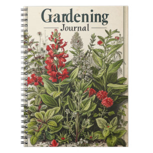 Carnet Herbes vintages de jardinage