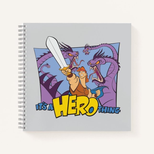 Carnet Hercules vs Hydra - It's a HERO Thing Notebook (Devant)