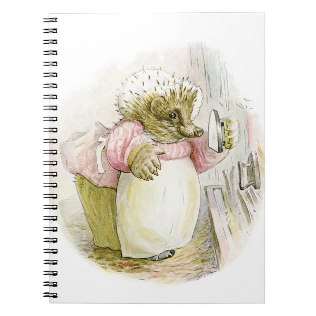 Carnet Hérisson avec Fer Mme Tiggy-Winkle (Devant)