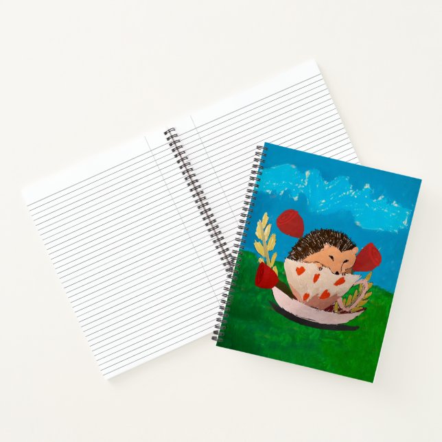 Carnet Hérisson bébé (Intérieur)