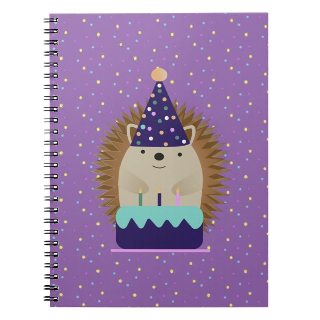 Carnet Hérisson du parti mignon (Devant)