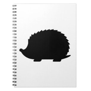 Carnet Hérisson Silhouette