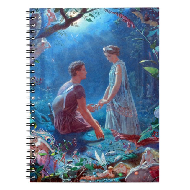 Carnet Hermia et Lysander Le rêve d'une nuit d'été (Devant)