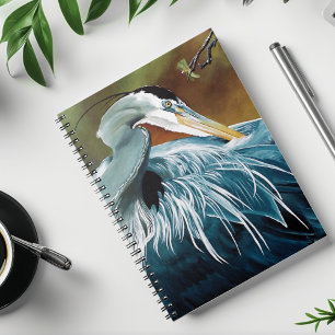 Carnet Héron bleu
