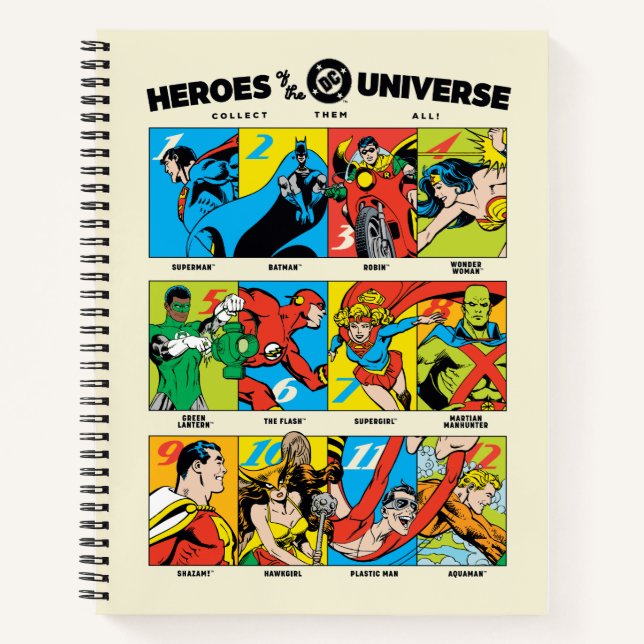 Carnet Héros de l'univers DC™ (Devant)