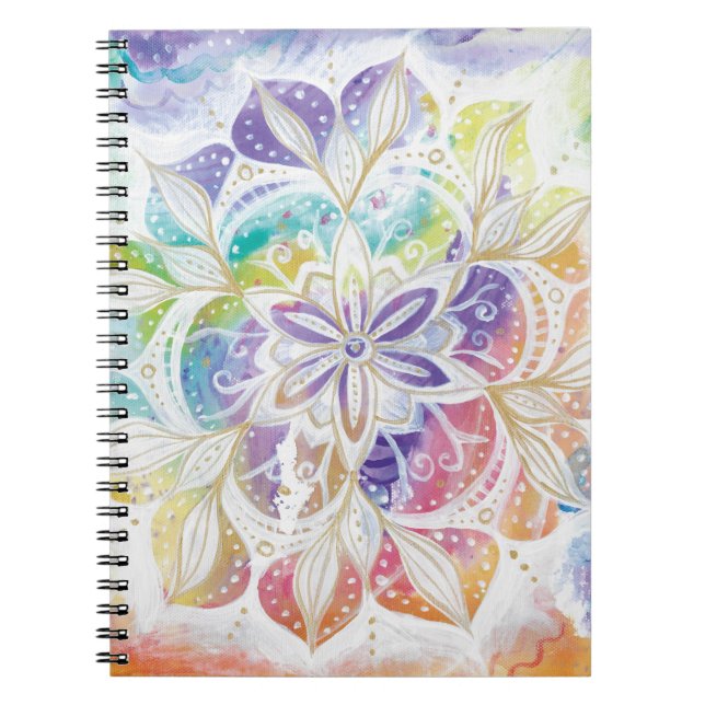 Carnet Heureux Mandala-Design (Devant)