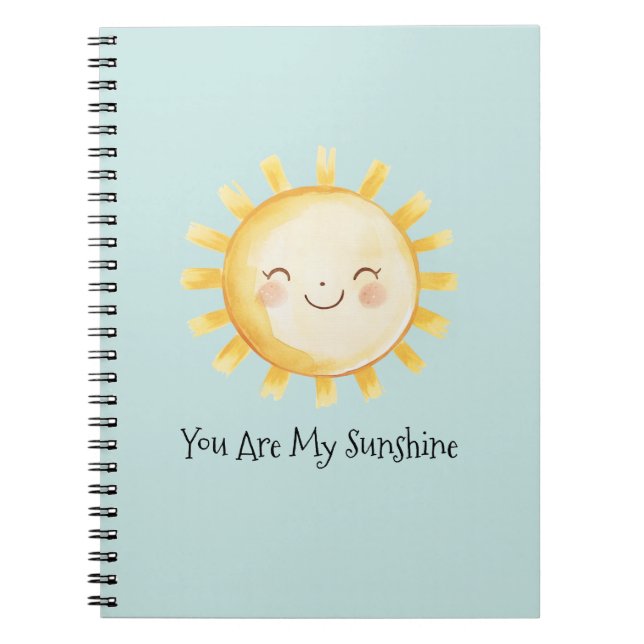 Carnet Heureux Vous êtes mon soleil  (Devant)